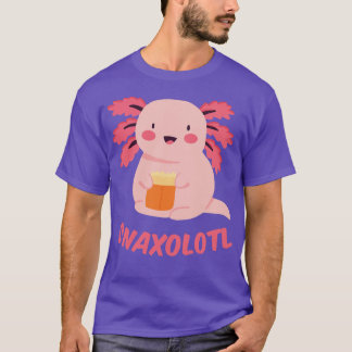 Camiseta Snaxolotl Kawaii Foodie Axolotl III