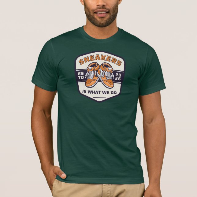 Camiseta Sneakers is what we do image logo  (Frente)