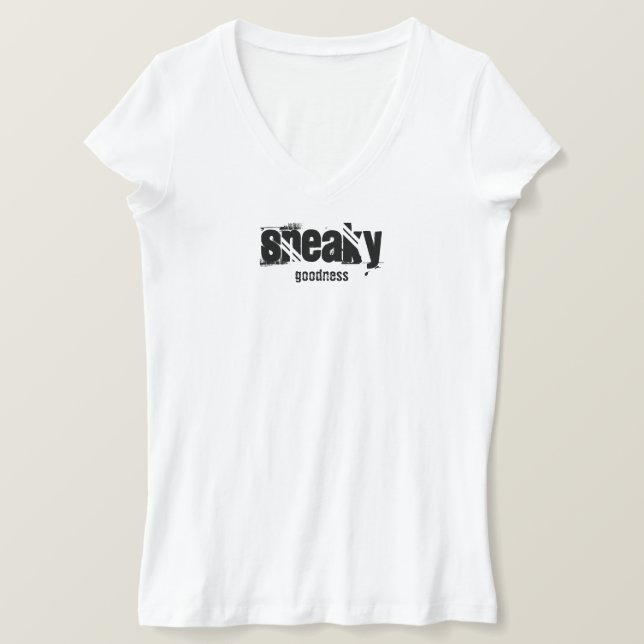 Camiseta Sneaky Goodness (Frente do Design)