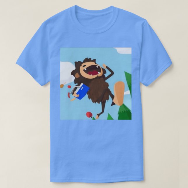 Camiseta sneaky sasquatch big head 2 (Frente do Design)