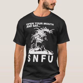Camiseta SNFU Abrir Sua Boca Essencial T-Shirt Essencial