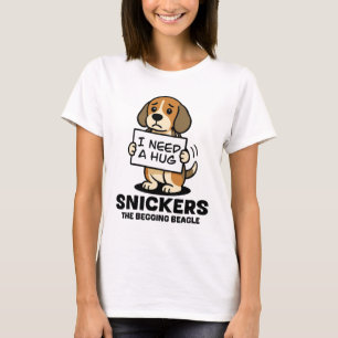 Camiseta Snickers o abraço