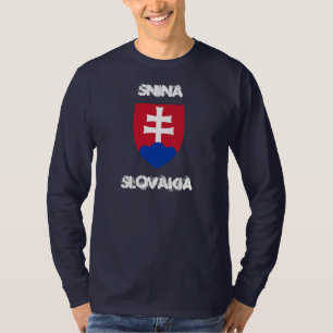 Camiseta Snina, Eslováquia com casaco de armas