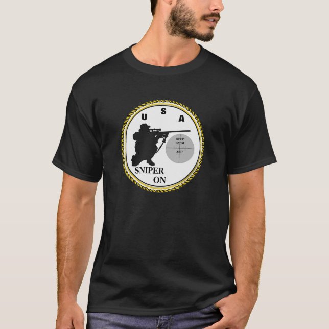 CAMISETA SNIPER LIGADO (Frente)