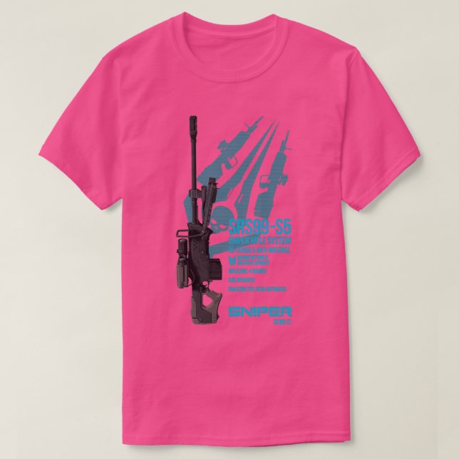 Camiseta Sniper Rifle (Frente do Design)
