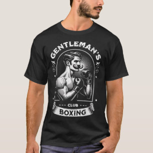 Camiseta #snirt Clube de Boxe Gentleman Retro Com Caixa Mot