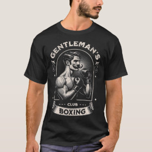 Camiseta #snirt Clube de Boxe Gentleman Retro Com Caixa Mot