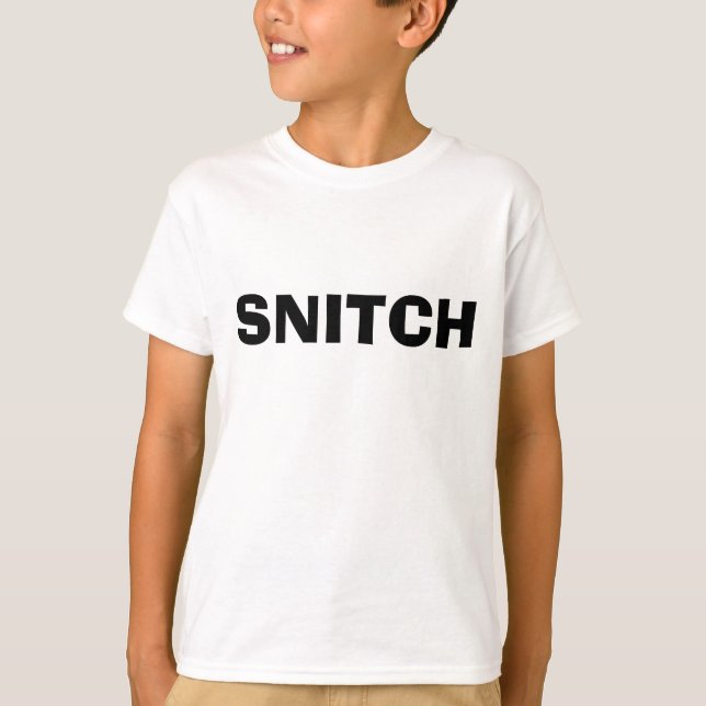 CAMISETA SNITCH SHIRT FOR KIDS (Frente)