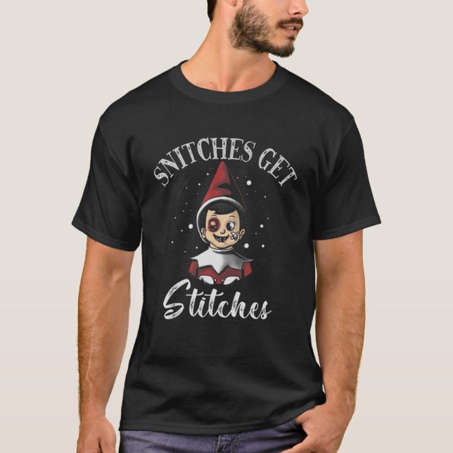 CAMISETA SNITCHES OBTÊM CUSTOS DE ESTITCHES (Frente)
