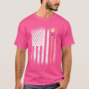 Camiseta Snooker 9 Bolas 8 Bolas Jogadores Billiard