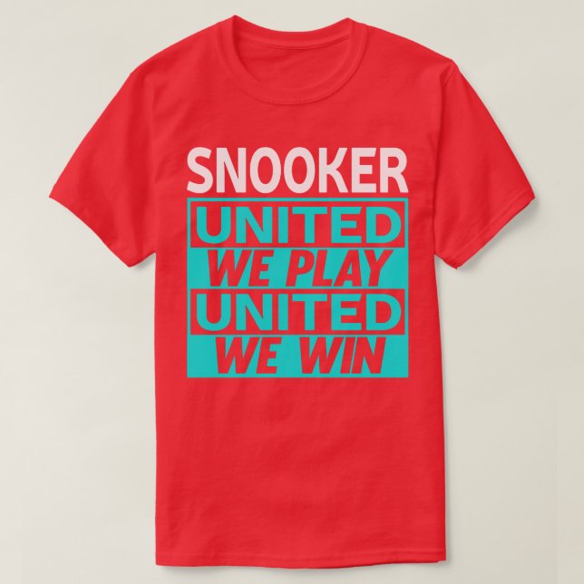 Camiseta Snooker Billiards 1 (Frente do Design)