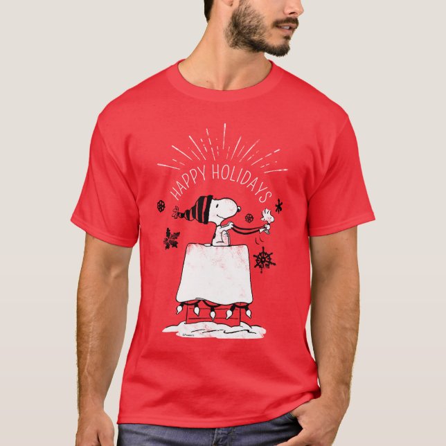 Camiseta Snoopy and Woodstock - Feliz e Brilho (Frente)