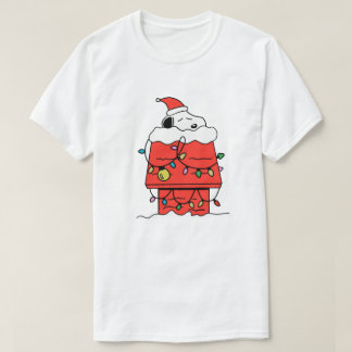 Camiseta snoopy dormindo no inverno