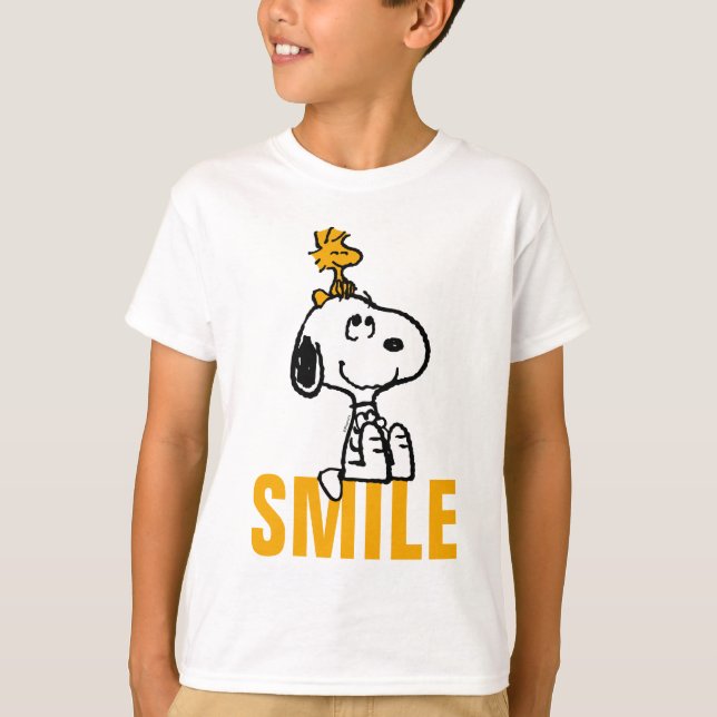 Camiseta Snoopy & Woodstock - Todos os sorrisos (Frente)