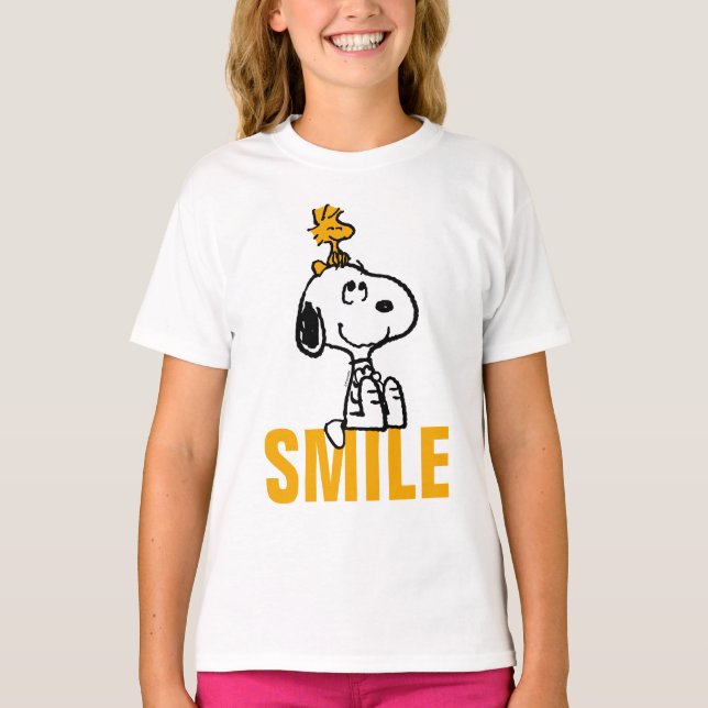 Camiseta Snoopy & Woodstock - Todos os sorrisos (Frente)