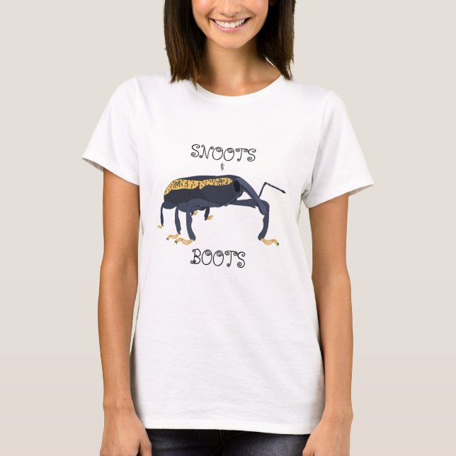 Camiseta Snoots & Boots (Frente)