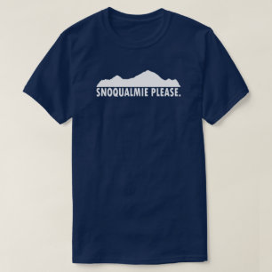 Camiseta Snoqualmie Washington Por favor