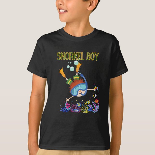 Camiseta Snorkeling Boy (Frente)