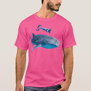 Camiseta Snorkeling de Seixos de Tubarão de Baleia