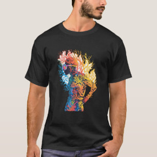 Camiseta Snorkeling mergulhando recifes de coral Snorkeler 