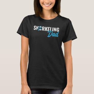 Camiseta Snorkeling Pai Scuba Diver Merging