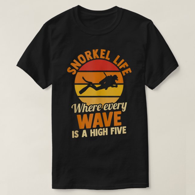 Camiseta Snorkeling Scuba Diving 7 (Frente do Design)