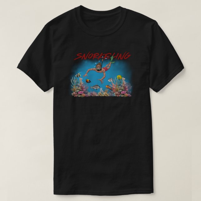 Camiseta Snorkeling T-Shirt (Frente do Design)
