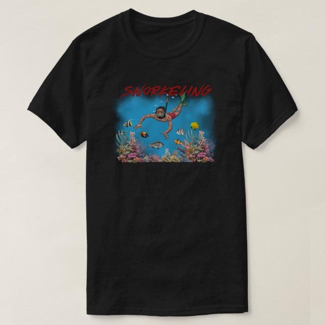 Camiseta Snorkeling T-Shirt (Frente do Design)