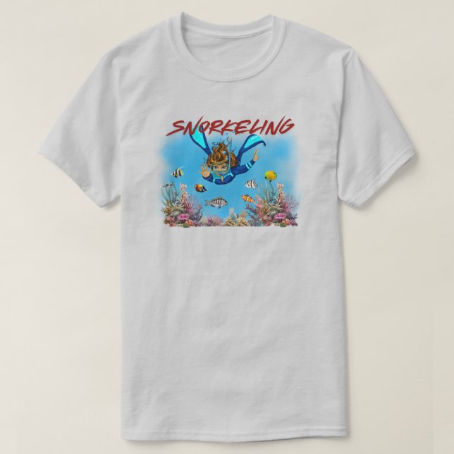 Camiseta Snorkeling T-Shirt (Frente do Design)
