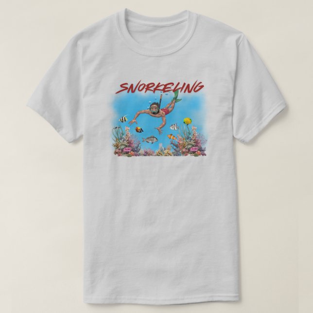 Camiseta Snorkeling T-Shirt (Frente do Design)