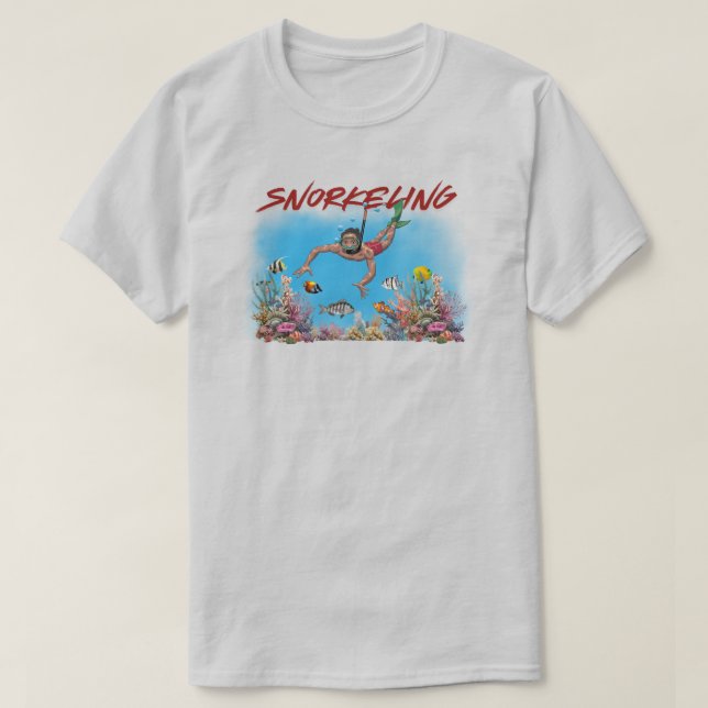 Camiseta Snorkeling T-Shirt (Frente do Design)