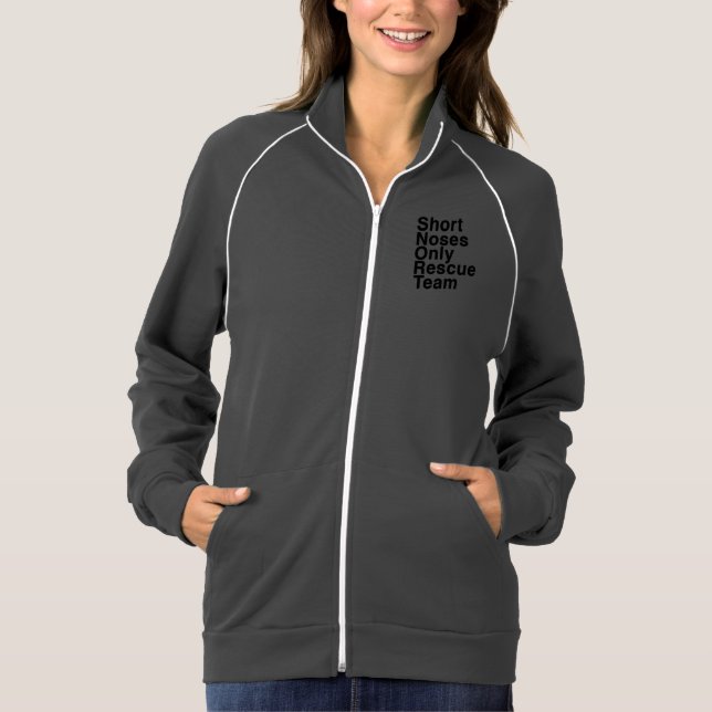 Camiseta SNORT Helvetica zip up (Frente)