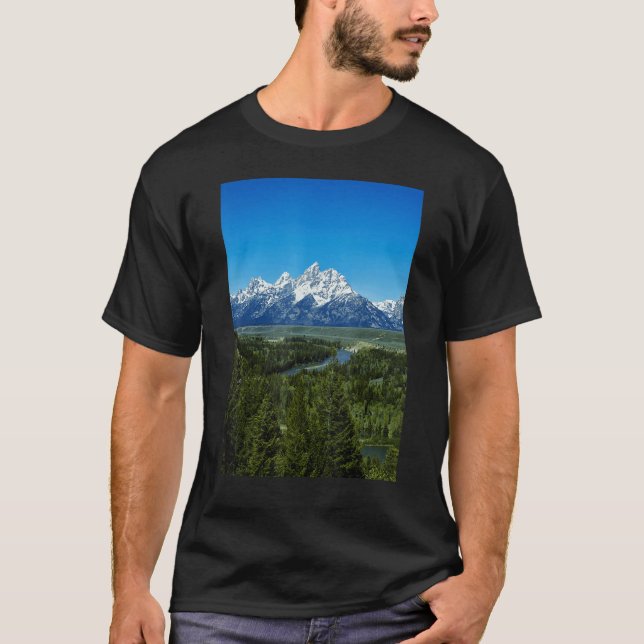 Camiseta Snow-covered mountains Grand Teton National Park W (Frente)