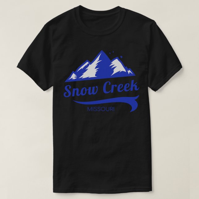 Camiseta Snow Creek ski Missouri 1 (Frente do Design)