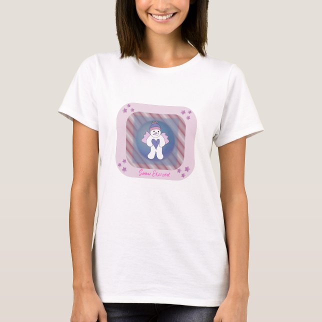 Camiseta Snow Excited Snow Angel (Frente)