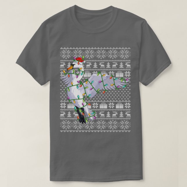 Camiseta Snow Goose Bird Lover Santa Hate Snow Goose Ch (Frente do Design)