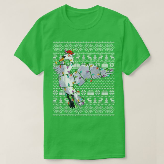 Camiseta Snow Goose Bird Lover Santa Hate Snow Goose Ch (Frente do Design)