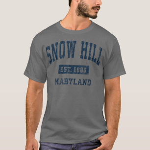 Camiseta Snow Hill Maryland MD Vintage Athletic Sports Desi
