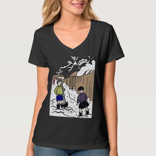 Camiseta Snow in Japan (Frente)