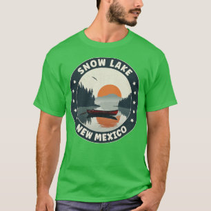 Camiseta Snow Lake New Mexico Sunset