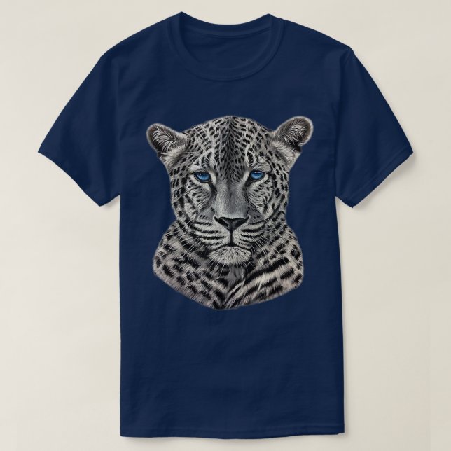 Camiseta Snow Leopard Cool Animal  (Frente do Design)