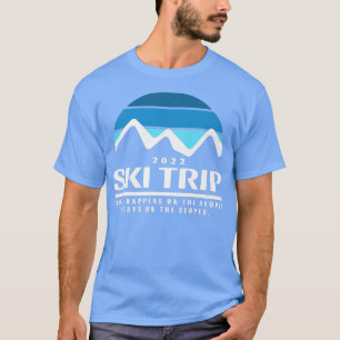 Camiseta Snow Skiing Meme O Que Acontece Nos Slopes 2022 S