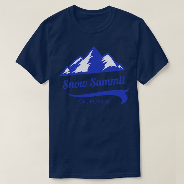 Camiseta Snow Summit ski California 1 (Frente do Design)