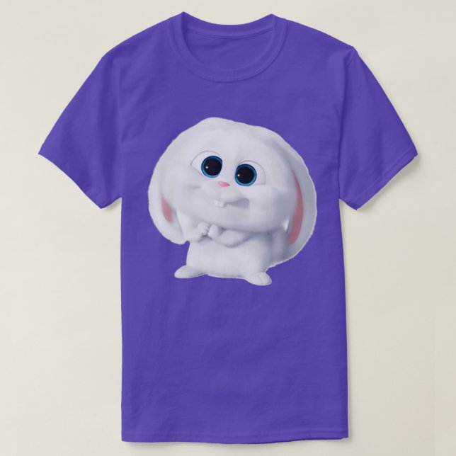 Camiseta Snowball Rabbit Pet Secret Life Sticker  (Frente do Design)