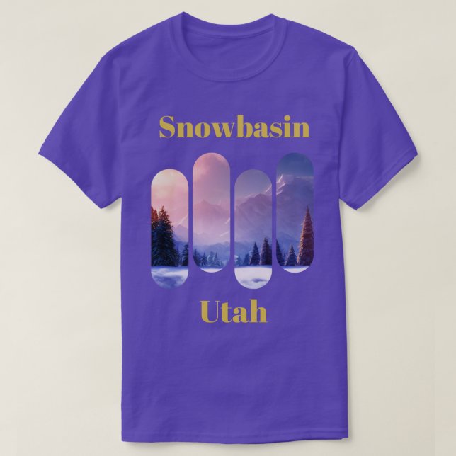 Camiseta Snowball ski Utah 3 (Frente do Design)