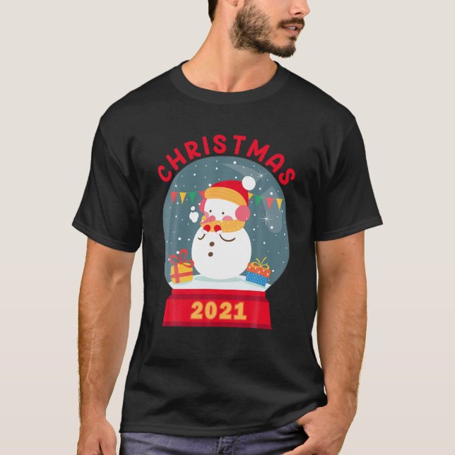 Camiseta Snowball Snowball Natal Snowman S Feliz Xmas (Frente)
