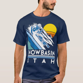 Camiseta Snowbasin Utah Retro Ski
