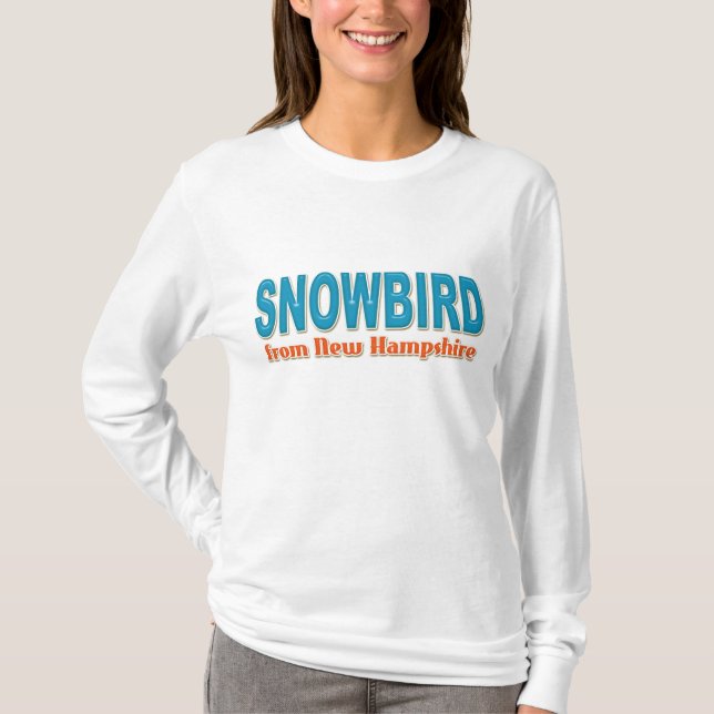 Camiseta Snowbird de New Hampshire (Frente)