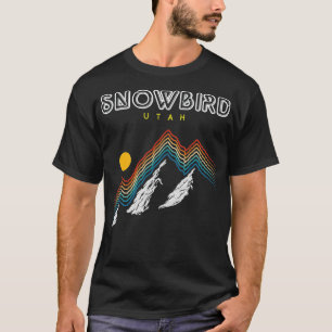 Camiseta Snowbird Utah EUA Ski 1980s Retro