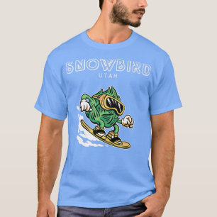 Camiseta Snowbird Utah Funny Snowboarding Beer Hops